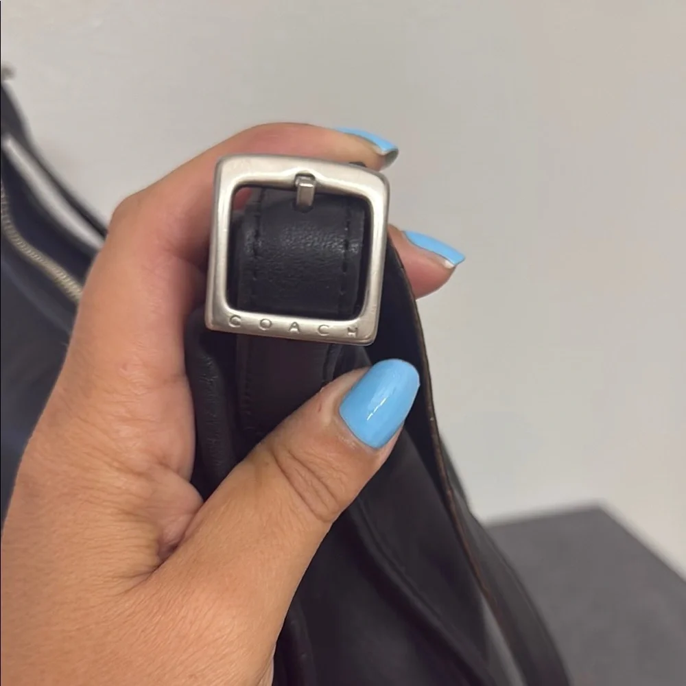 Coach Vintage Midnight Black Shoulder Bag - Picture 12 of 12